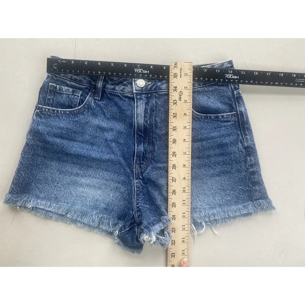 PacSun Shorts Womens Size 28 Dark Wash Casual Denim High Rise Festival Normcore
